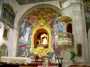 Altar in der Kirche in Candelaria Teneriffa