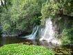 Wasserfall im Loro Parque auf Teneriffa