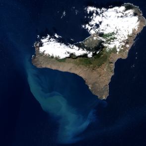 Vulkan El Hierro - Schwefelteppich im Meer