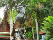 Papagei Skulptur im Loro Parque