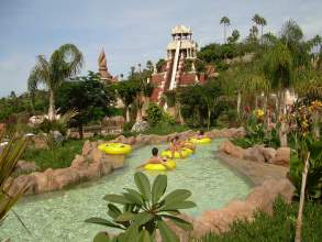 Blick zum Tower of Power Siam Park