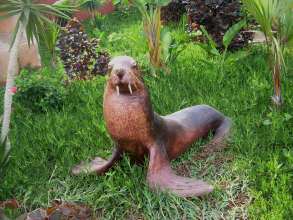 Seelöwe Skulptur Siam Park