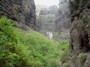 Blick zur Schlucht Barranco del Infierno