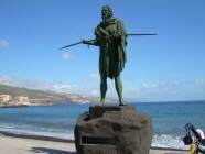 Bronzefigur in Candelaria-Teneriffa