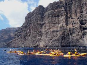 Kajak in Los Gigantes