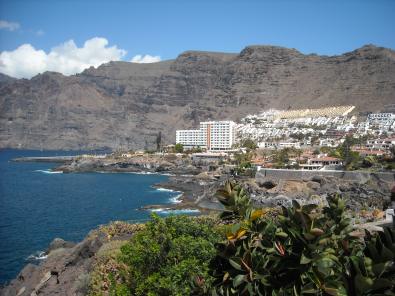 Los Gigantes Blick vom Hotel Barcelo