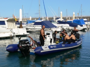 Marina gigantes Centro Buceo Teneriffa