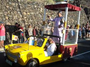 Papamobil Karneval Los Gigantes Teneriffa