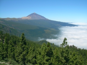 Blick auf den Teide auf Teneriffa