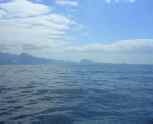 Blick vom Meer auf Teneriffa