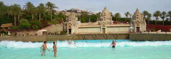 Wellenanlage im Siam Park Teneriffa