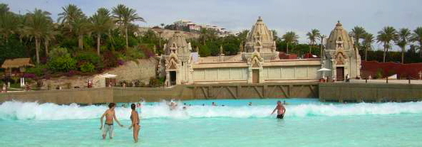 Siam Park Wellen  und Palast