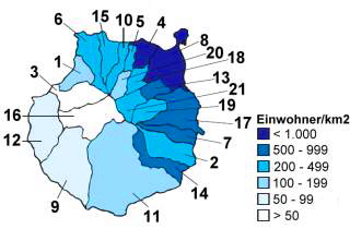 Gemeinden Gran Canaria