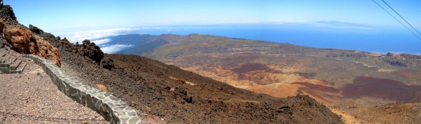 Teide Seilbahn Ausblick