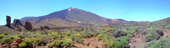 Los Roques auf Teneriffa, Teide