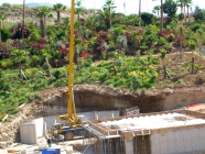 Bau der Wellenanlage Siam Park