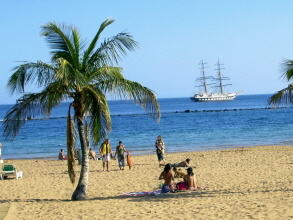 Teresitas Strand auf Teneriffa